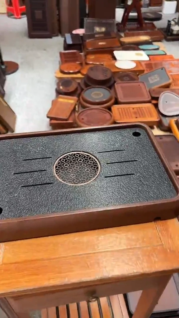 新品福利石材长39CM*宽26CM茶盘