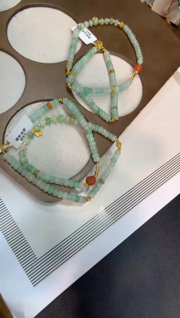 未镶嵌手串翡翠长串 多样性发一件