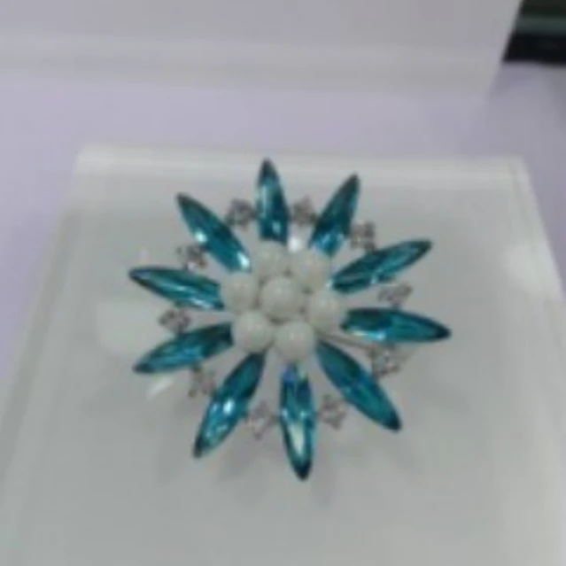 铜合金仿水晶胸针 禧娘娘-小众手工时尚创意复古大衣胸针-S3462