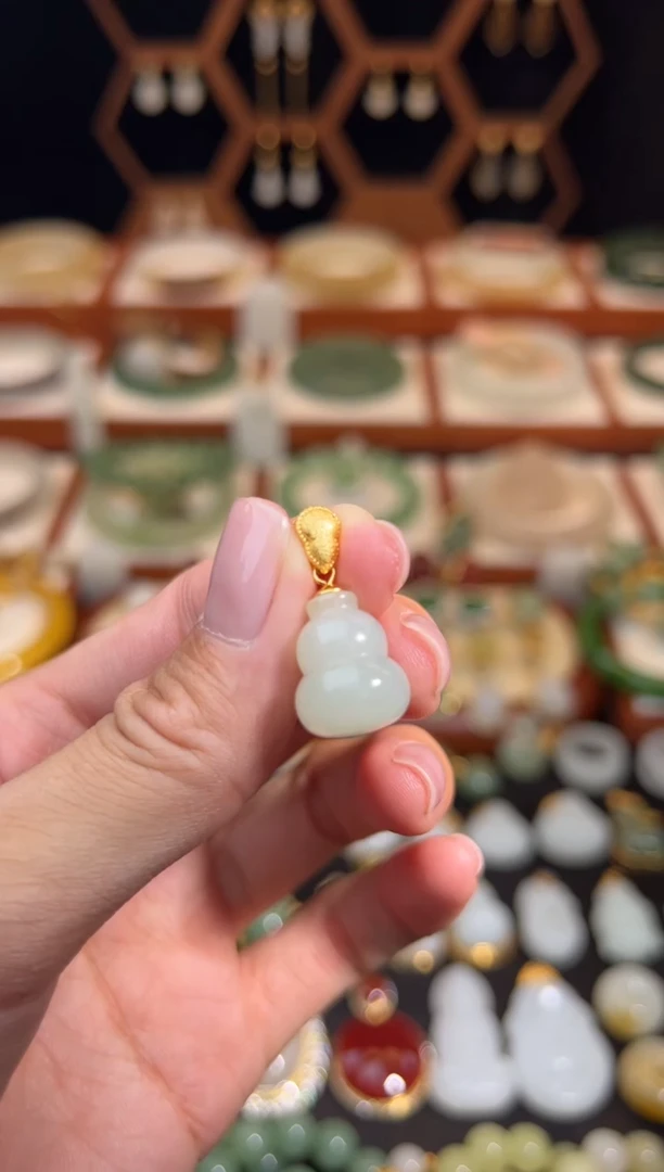 银S925镶嵌和田玉挂件福利