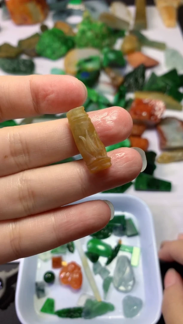 颈饰未镶嵌翡翠安*082天然翡翠