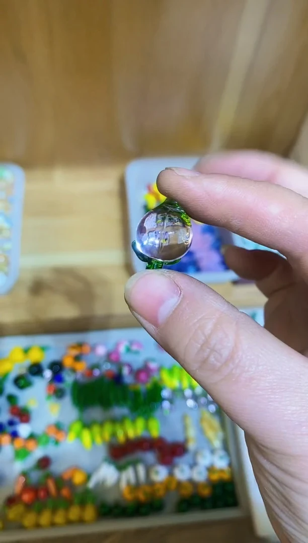 【闪购商品】琉璃手工艺品粉色桃子