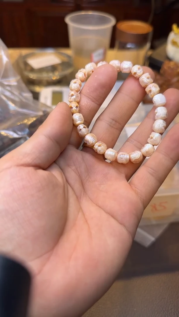 未镶嵌手串淡水珍珠珍珠单圈象神8mm多样性发其一