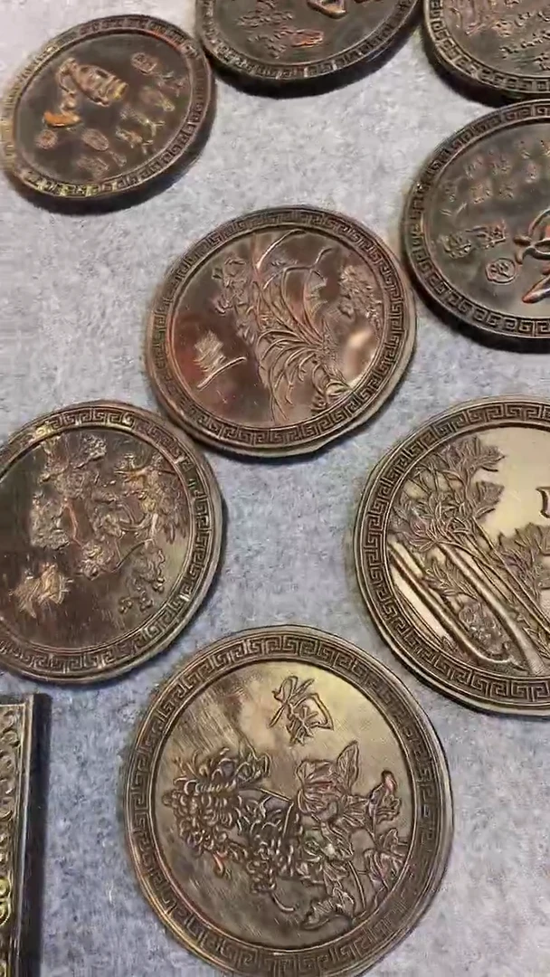 木紫檀雕刻板一物一拍