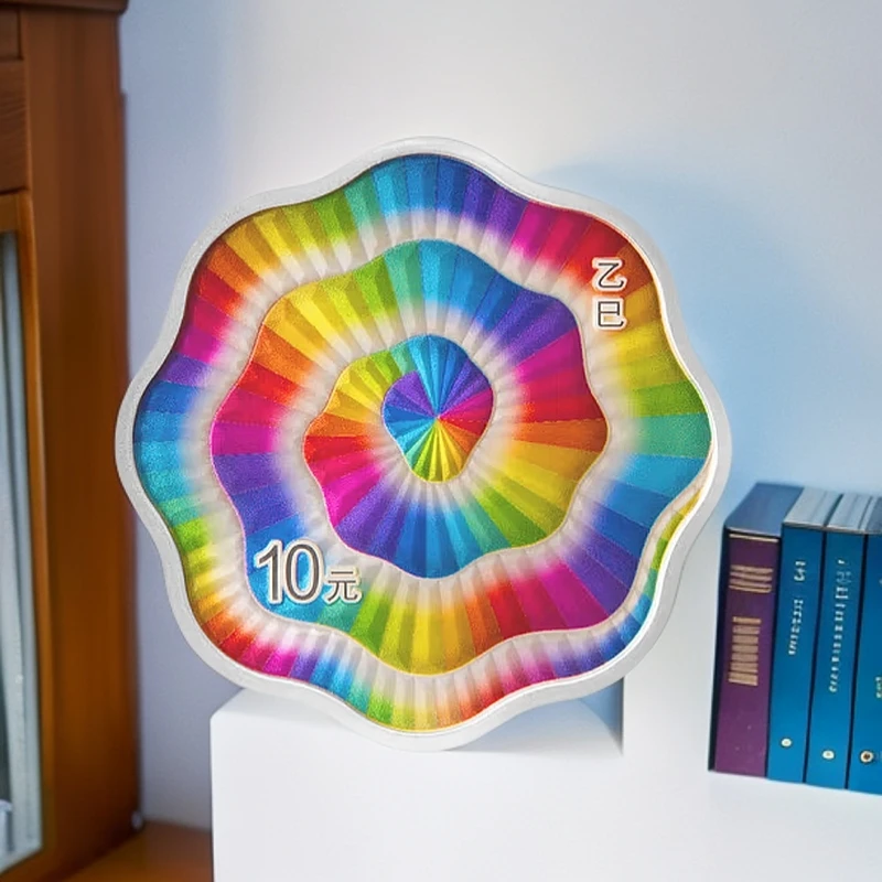 2025年蛇30克梅花银币原盒原证 梅花银币 蛇梅花银币