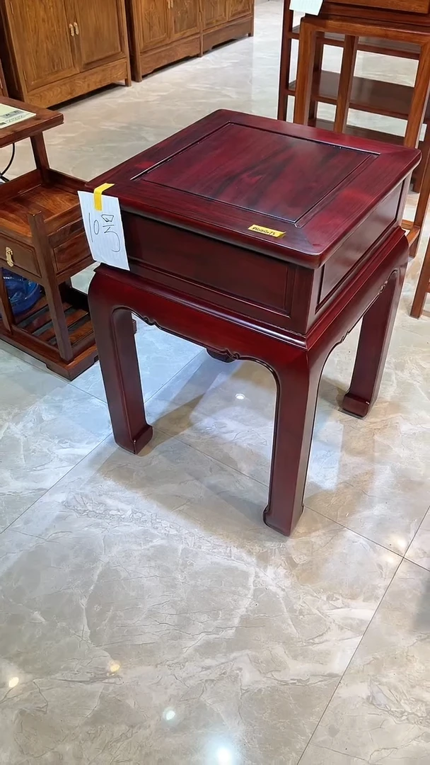 黑酸枝木类成套家具角几48*48*73