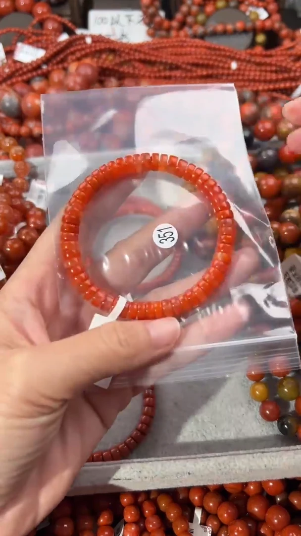 南红玛瑙手串未镶嵌7
