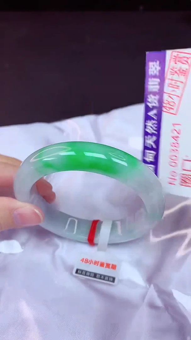 未镶嵌手镯翡翠57（48小时鉴赏期 ）