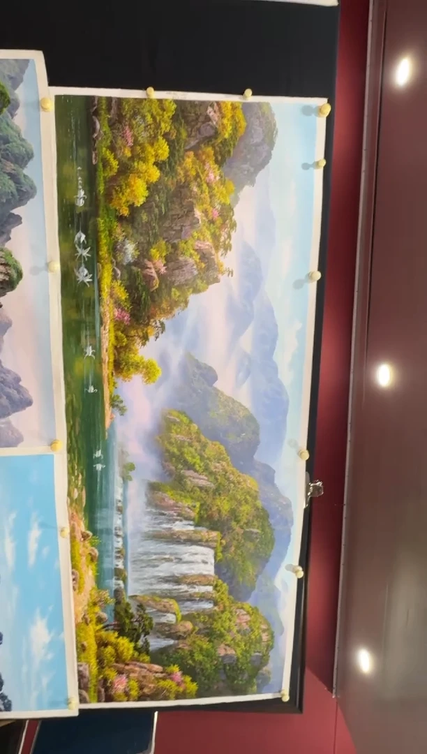 油画【54号】朝鲜原创纯手绘孤品油画