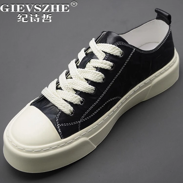 纪诗哲男鞋潮流轻便透气运动鞋子男款简约时尚休闲鞋百搭复古板鞋