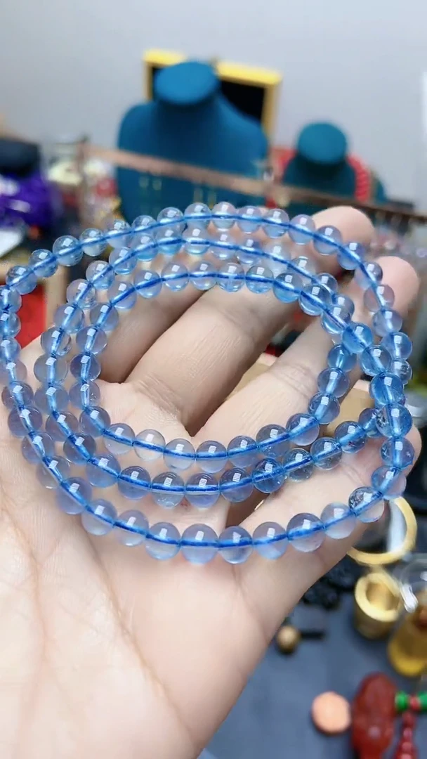 【闪购商品】海蓝宝石颈饰未镶嵌aA68FGDGSDG