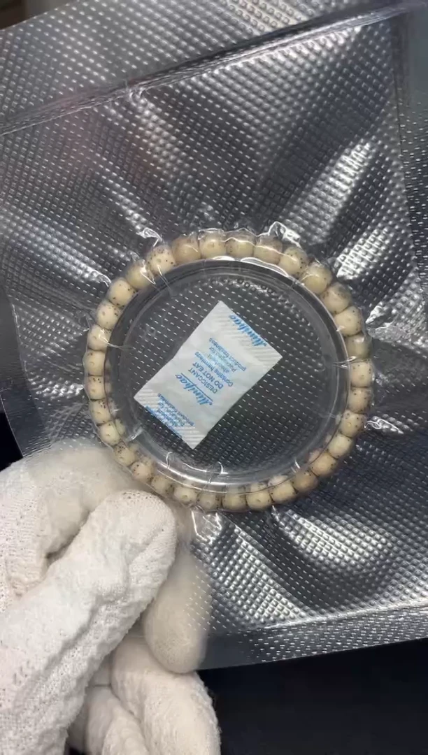 吊坠星月菩提76灵玉糯冰直切鼓珠月朗星稀手串