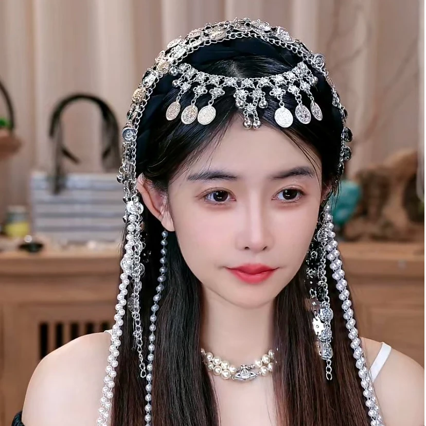 【娜莎】原创设计轻奢高定重工超仙发箍手工时尚百搭显气质流苏发饰