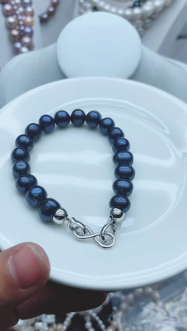 【闪购商品】淡水珍珠颈饰钛钢1