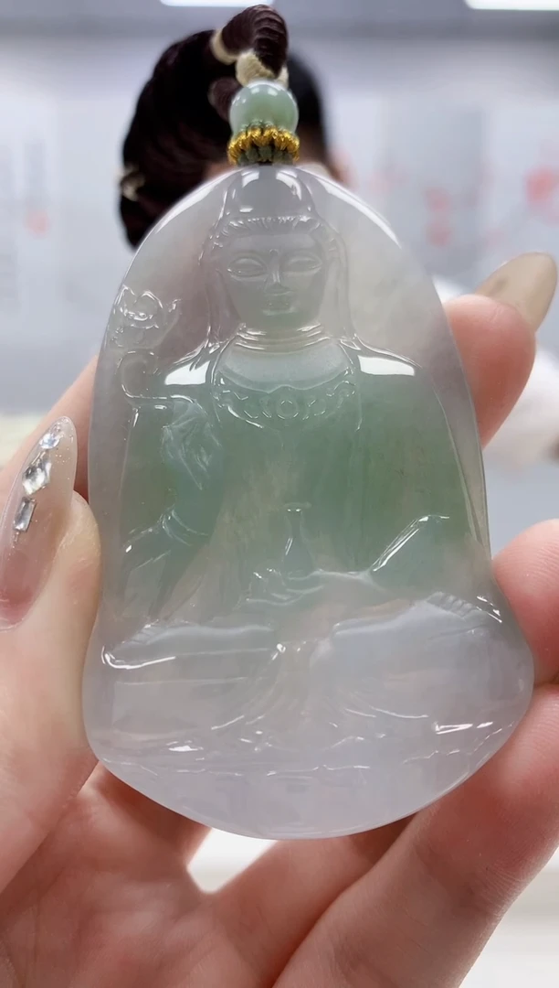未镶嵌定制翡翠5028jw-毛货挂件48