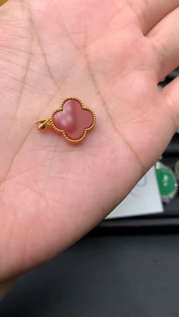 【闪购商品】翡翠吊坠(不含链)18K金镶嵌一1366