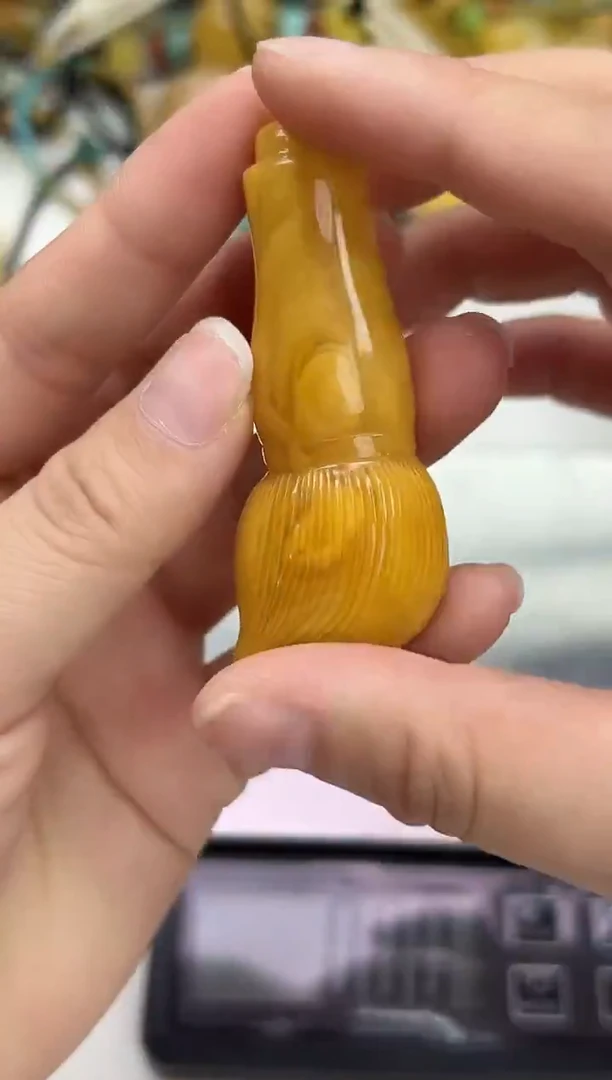 裸石琥珀未镶嵌琥珀蜜蜡吊坠