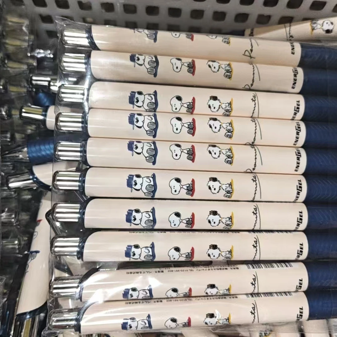 派通史努比限定速干0.5mm黑色中性笔