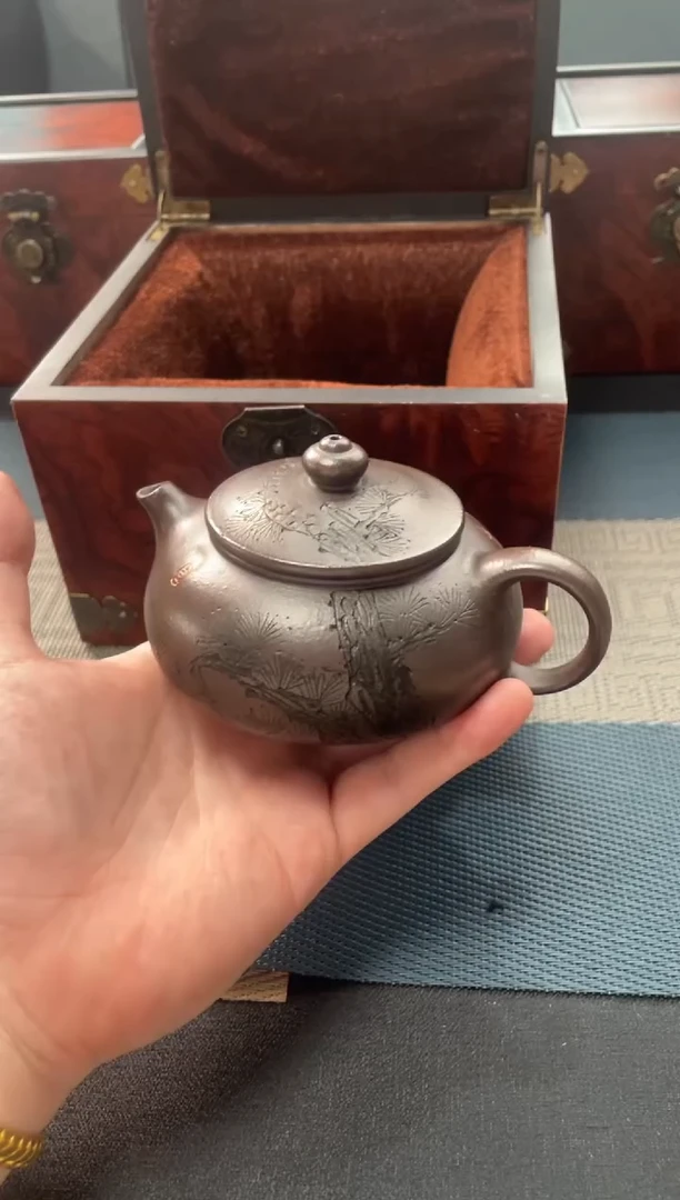 茶壶紫砂122  宜兴原矿紫砂