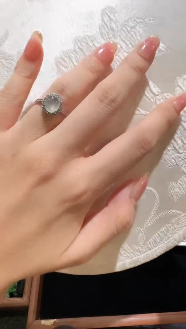 翡翠银S925镶嵌颈饰M****小国风