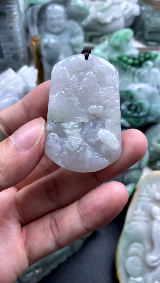 吊坠(不含链)未镶嵌翡翠1