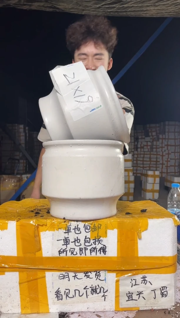 紫砂花盆紫砂花盆宜兴紫砂粗陶花盆21*19