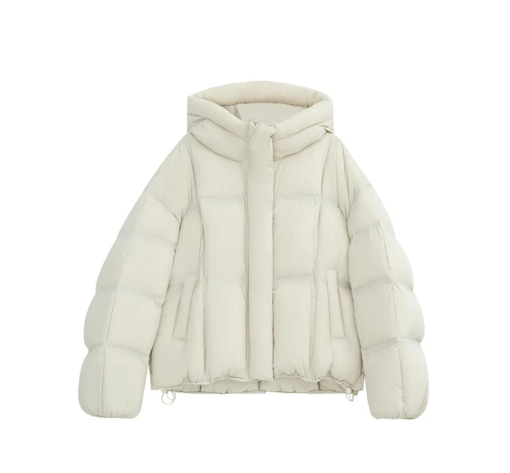 云朵泡芙羽绒服轻盈休闲连帽鹅绒服377【代老板】