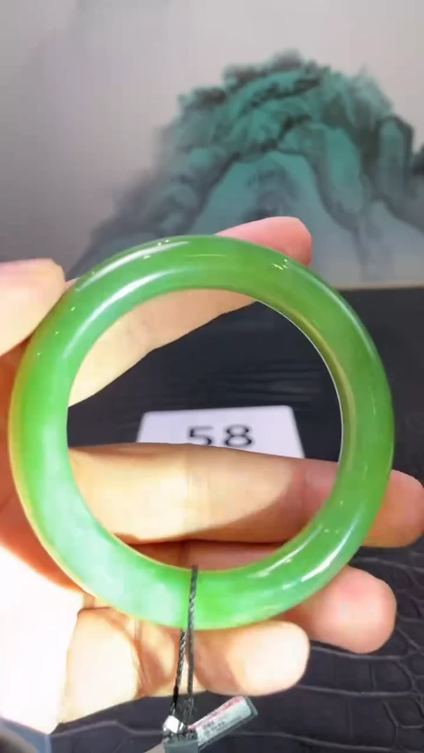 未镶嵌手镯和田玉（碧玉）58