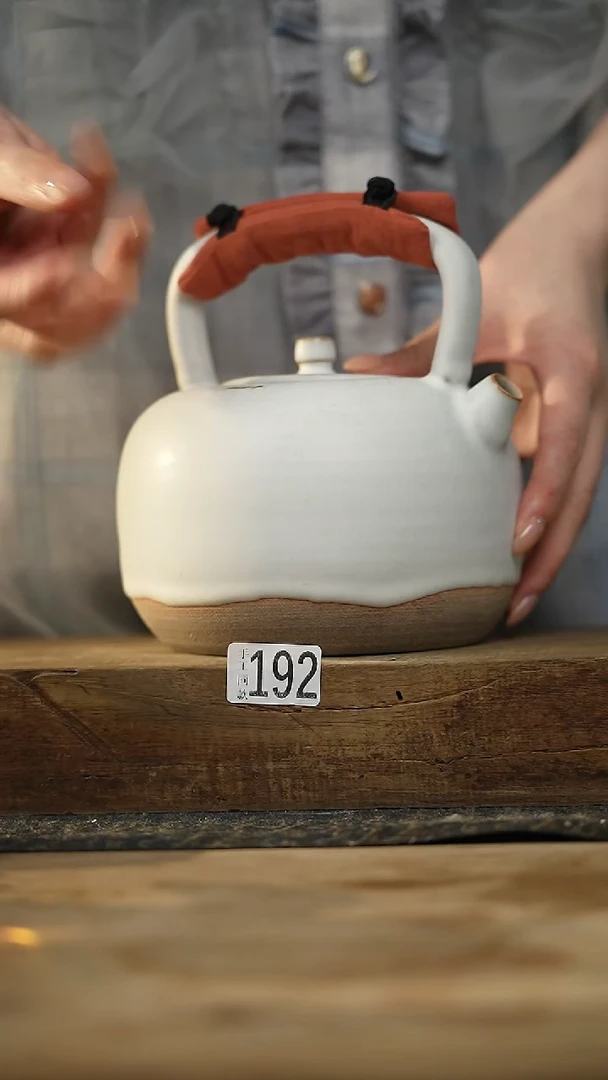 设计师手作款 高山雪煮茶壶