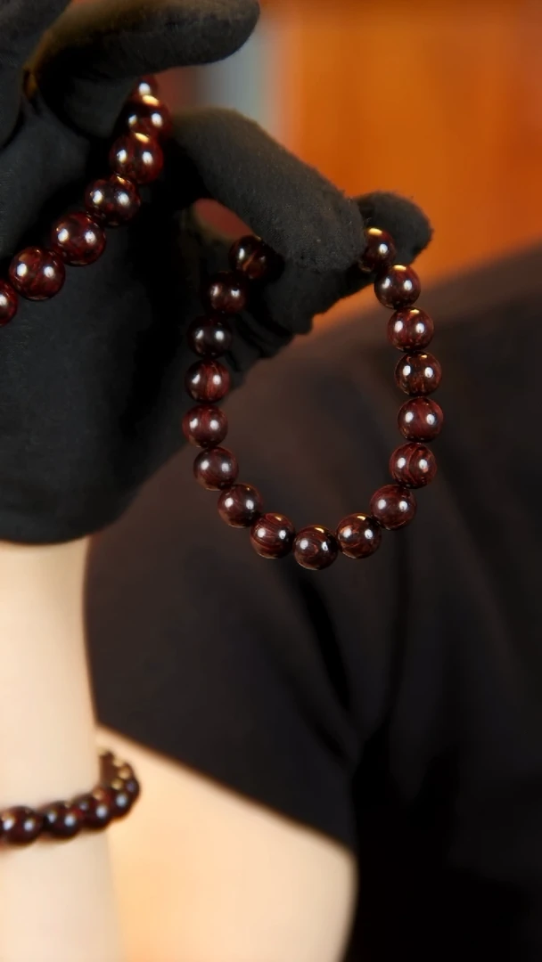 降真香手串/手链天***膀海南红降土埋玉化料1.0手串