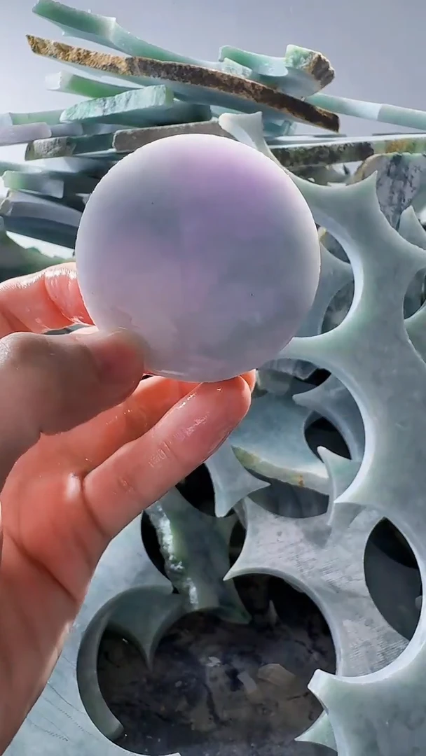 裸石翡翠缅甸翡翠A货文696