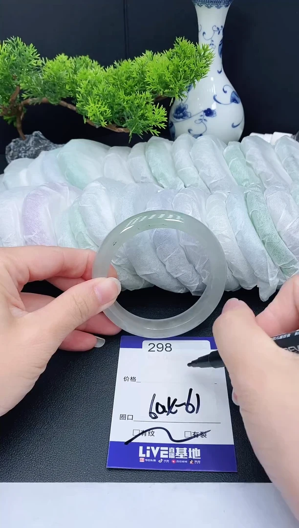 未镶嵌手镯翡翠298