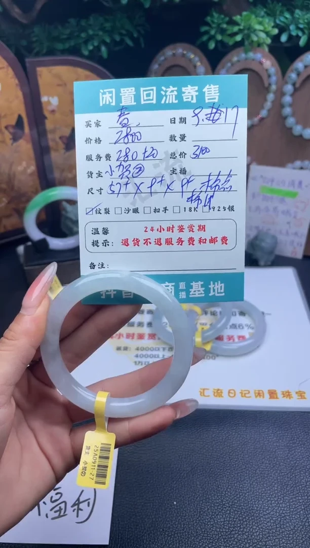 未镶嵌手镯翡翠手镯