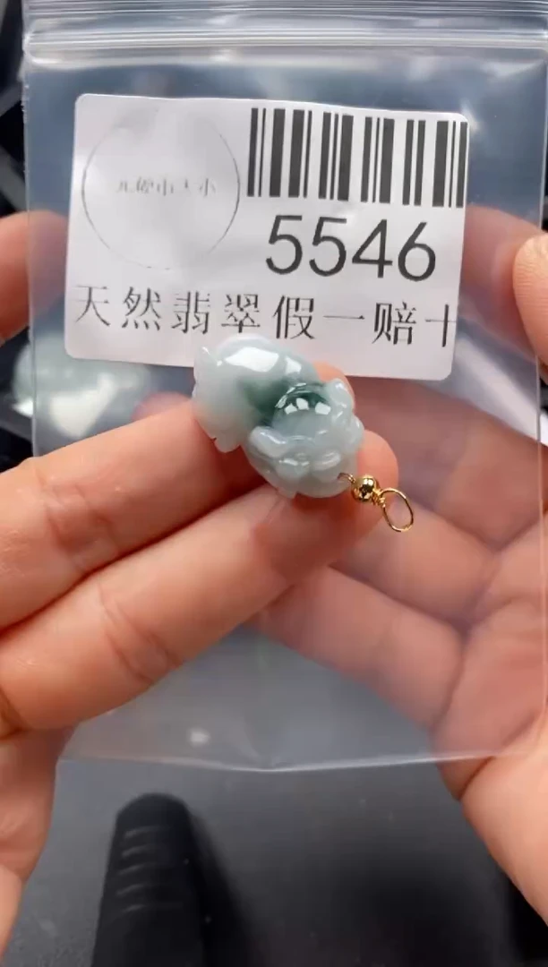 翡翠未镶嵌吊坠(不含链)5546
