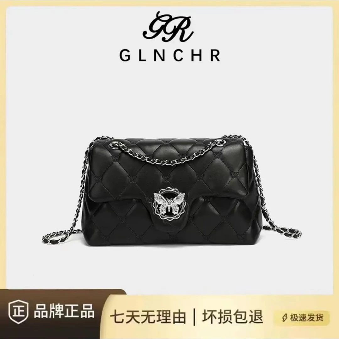 黑色蝴蝶时尚风蝴蝶手提包A635