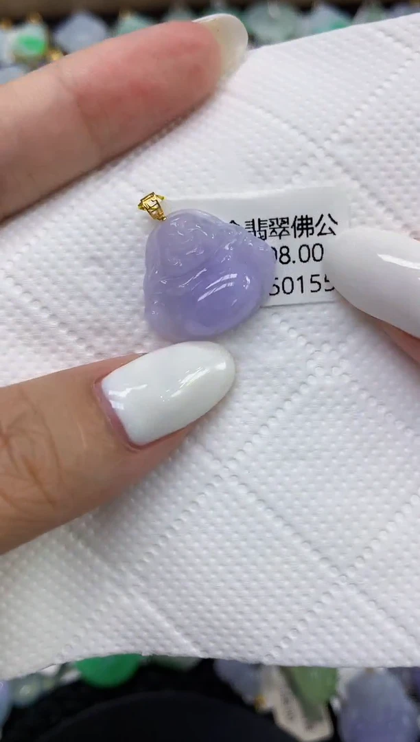 颈饰18K金镶嵌翡翠6945464479160145468