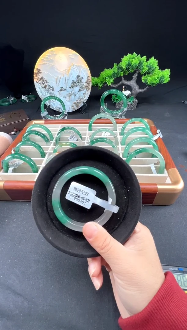 未镶嵌手镯石英质玉（非洲翠）真品上等纯天然非洲翠玉手镯石英质玉