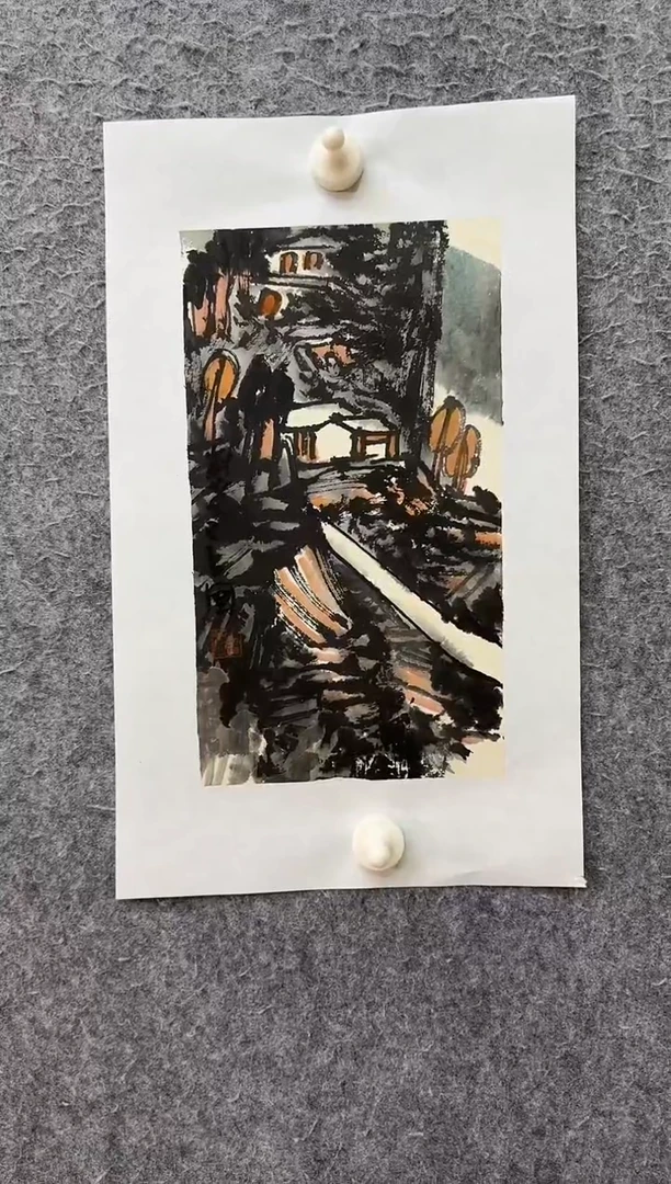 国画ST-JZP-绘画作品