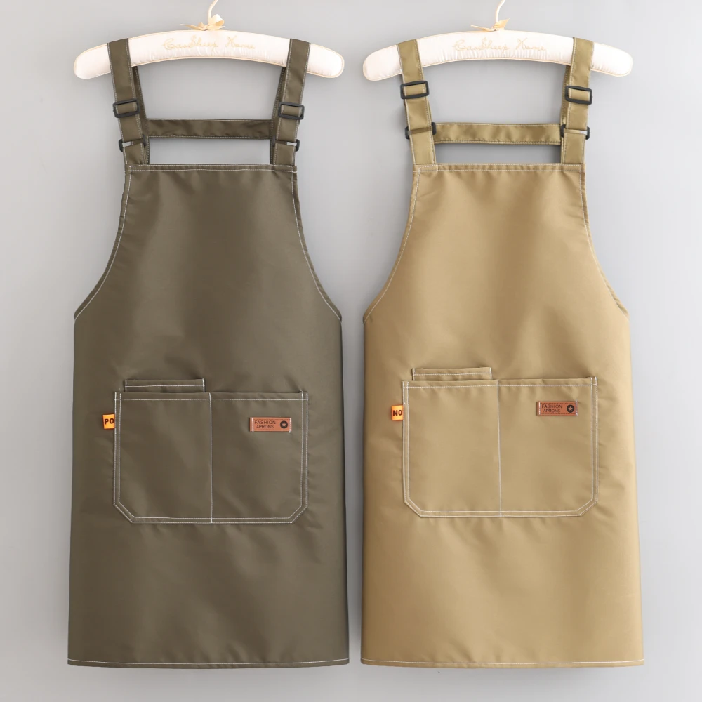 舒适透气成人家用厨房做饭罩衣耐脏耐磨工作服餐饮定制可调节围裙