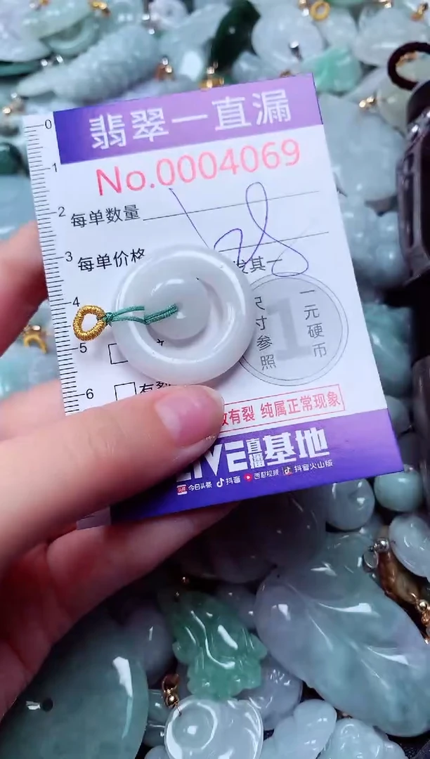 吊坠(不含链)未镶嵌翡翠4069