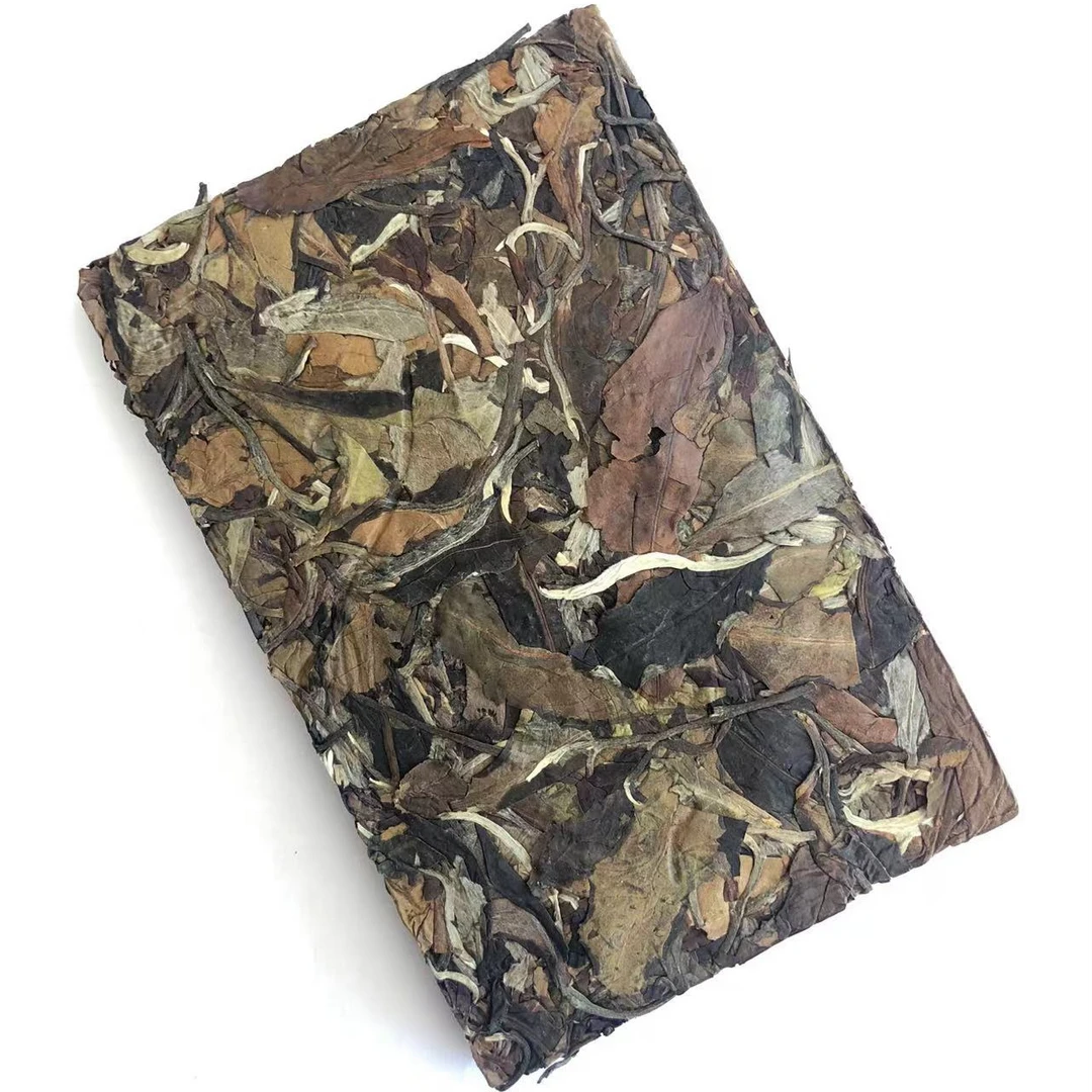 精选新品235号云南白茶紧压砖茶(125克)XY