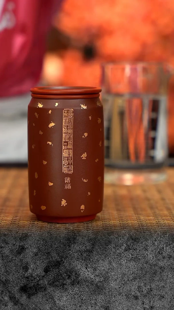 茶壶紫砂紫砂 宜兴紫砂 易拉罐 可乐杯 红