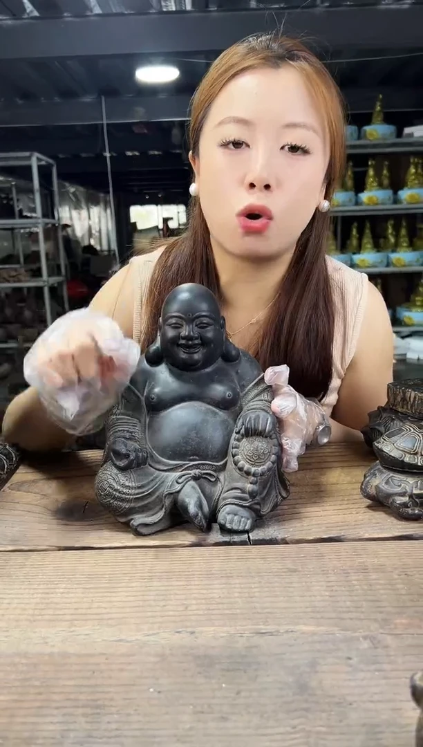 陶土【火山泥】大肚佛