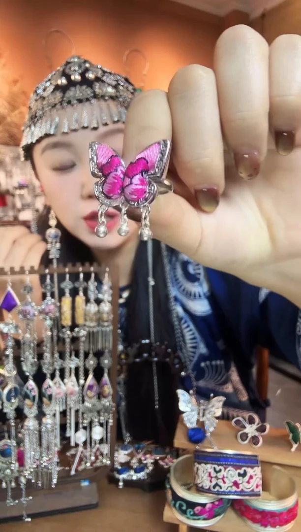 刺绣纯手工民族风戒指