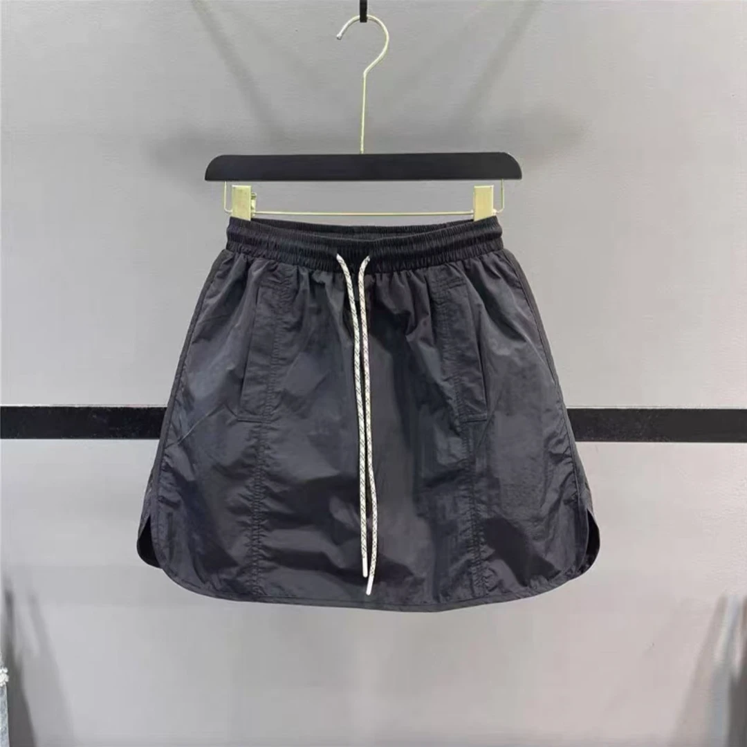 『KDD · YD』春夏运动半身网球裙裤松紧腰a字宽松伞裙 A002