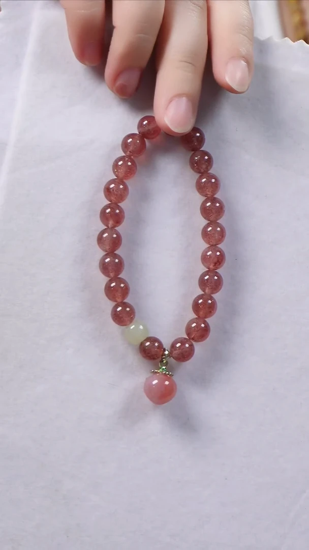 银S925镶嵌手链水晶手链