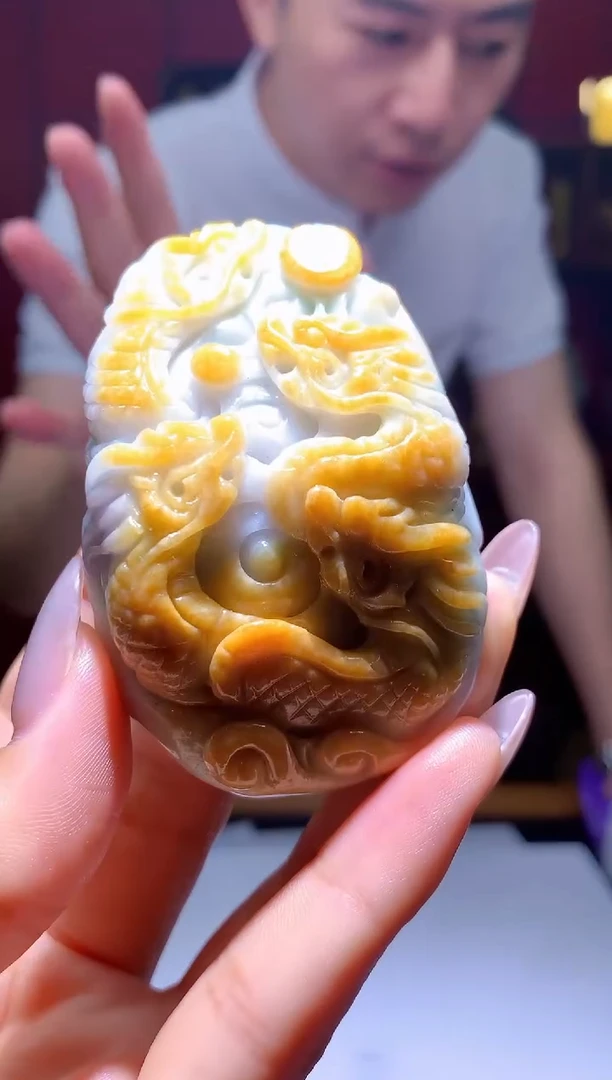 定制翡翠未镶嵌1088hm-毛货挂件12