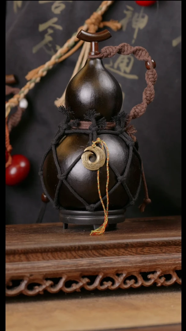 305号精品天然大漆酒葫芦一物一拍~