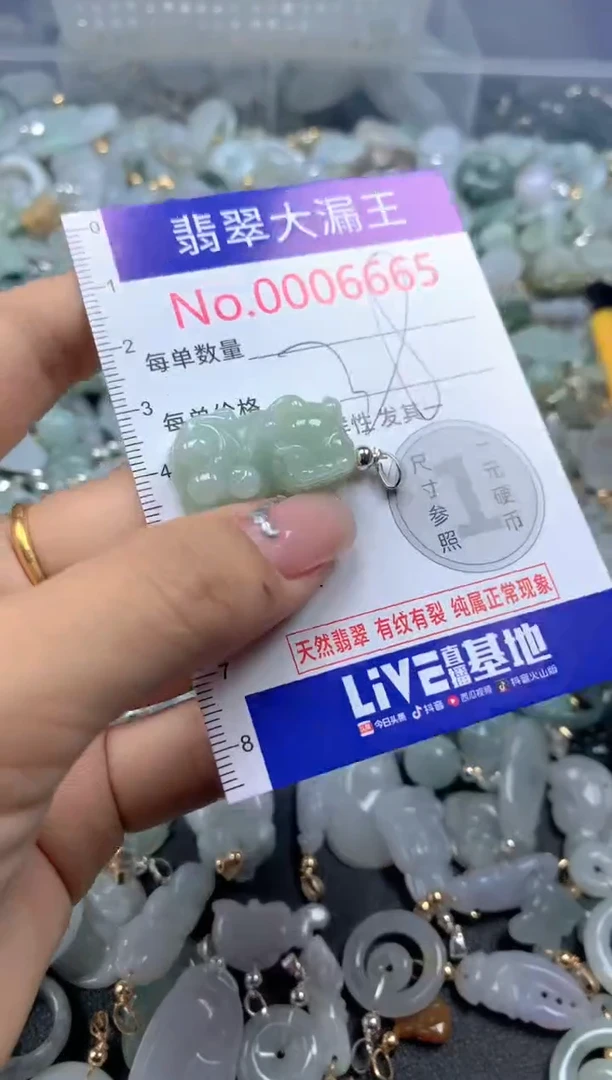 颈饰未镶嵌翡翠6665