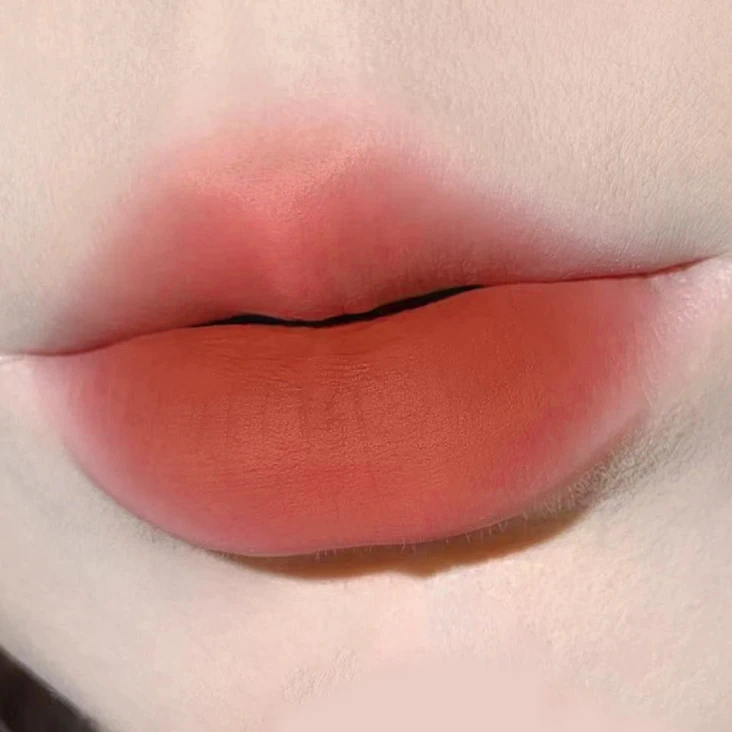 HERORANGE~萌彩空气唇釉哑光气垫唇霜唇粉霜女素颜显白四季复古红
